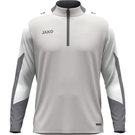 Jako Dynamic Ziptop Heren - Lichtgrijs / Wit / Grijs | Maat: XXL