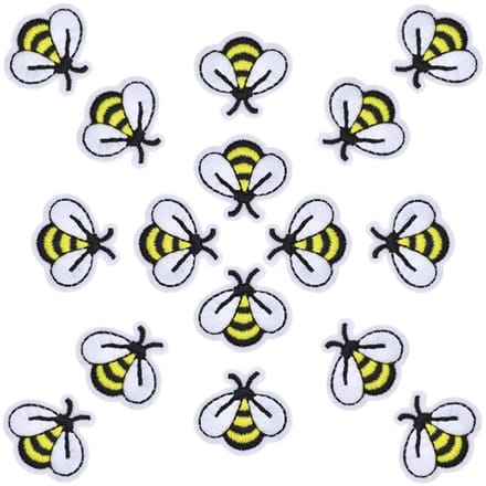 Store_7 - Bee Ijzer Patches - Mini Geborduurde Patches - 30 Stuks