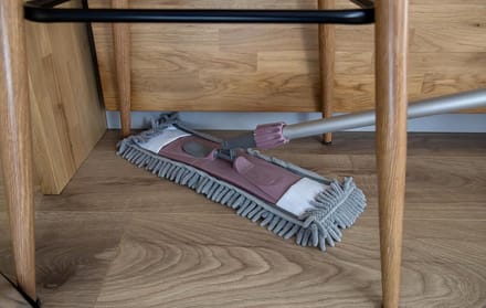 Dweilset met Telescoopsteel 140cm en Microvezel Platte Dweil