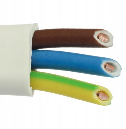 Platte installatiekabel voor vochtige ruimtes 3 x 1,5 mm²