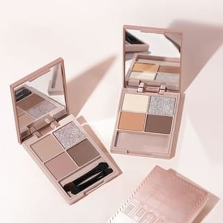 NOVO - Kitano Flower Mist Quad Eyeshadow - 4 Types 03# Ocean Heart - 7.5g