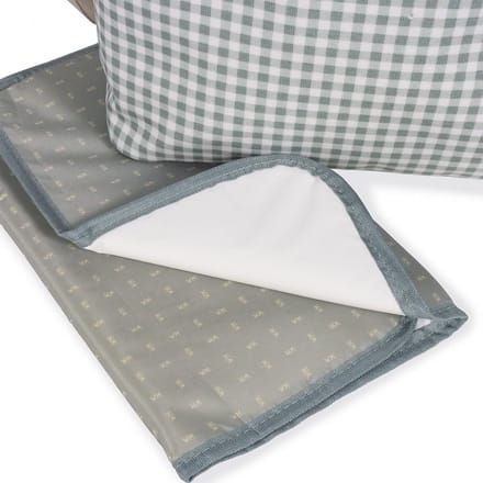 Luiertas voor kinderwagen en schouder - groen - 42 x 36 x 13 cm