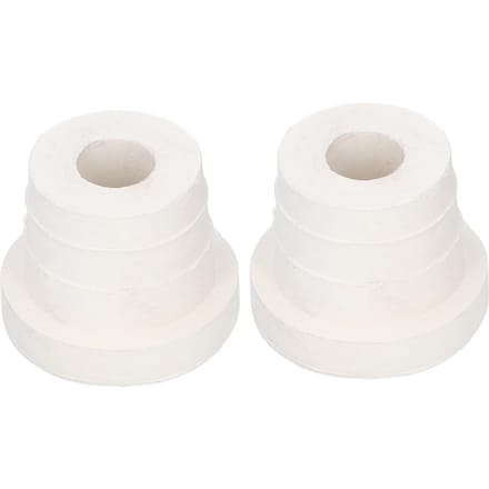 2 stuks Ladder Rubberen Stopper Bumper Vervanging Veiligheidsbescherming Zwembadbenodigdheden white