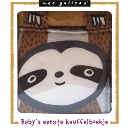 Knuffelboekje Luiaard - Wee Gallery - Wee Gallery
