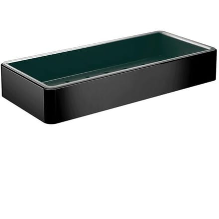 Emco Loft black sponge basket, with concealed wall mounting 054513302