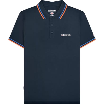 Lambretta Heren SS25 Twin Tip Poloshirt (NAVY/BLAUW)