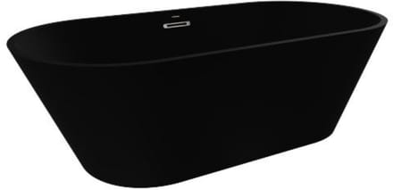 ALONI Bauci Solid Vrijstaand Bad – Zwart – 167-170x70x52 cm