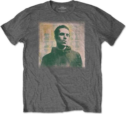 Liam Gallagher - Monochrome Heren T-shirt - M - Grijs