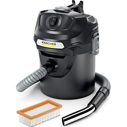 Kärcher AD 2 As- en Droogzuiger - 600 W - 14 liter - Vlamvertragend - ReBoost Filterreiniging