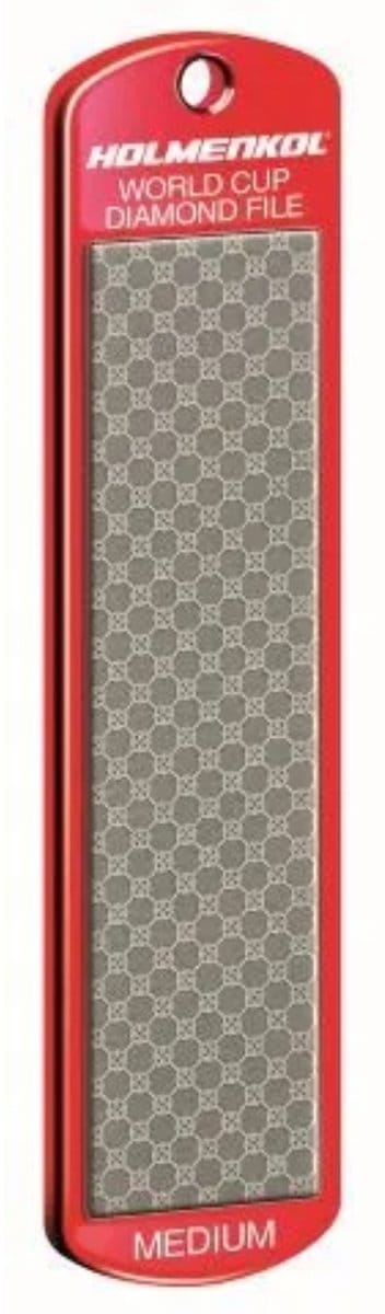 Holmenkol Diamond File Medium Ski/Snowboard Onderhoud Art. Rood