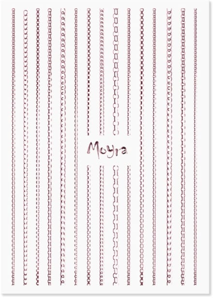 Moyra Nailart Strip Chain 03 Rose Gold