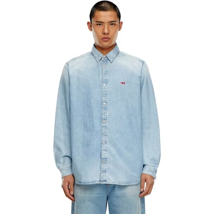 Diesel Simply Overhemd Met Lange Mouwen Blauw L Man