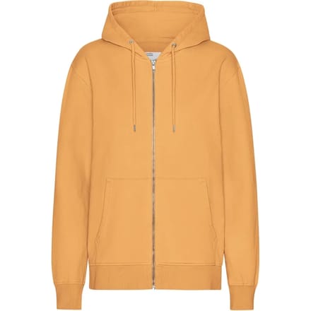 Hooded sweatshirt met rits Colorful Standard Classic Organic Sandstone Orange