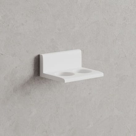 Kronenbach Stone Wall Holder for Soap Dispenser and Tumbler KB137559BK