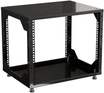 9HE 19 Inch Serverkast Mini Rack Kast Zwart 290mm Diepte Netwerk Behuizing