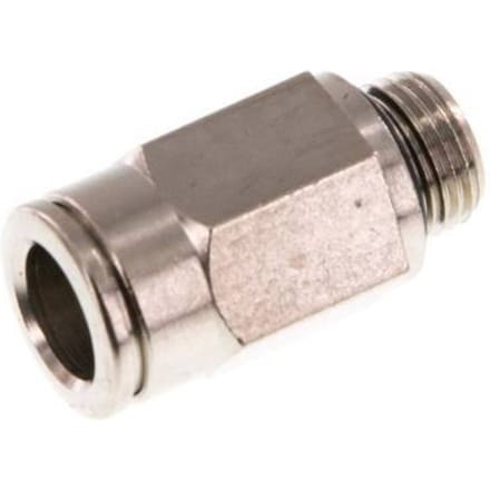8mm x G1/8'' Messing Insteekfitting buitendraad NBR [5 Stuks]