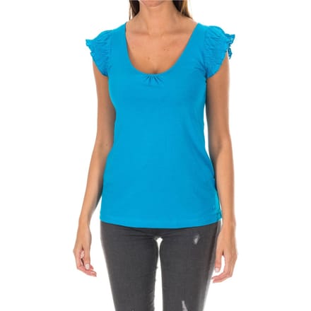 Mouwloos T-shirt met ronde hals ADM0102 vrouw