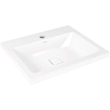 Kaldewei CONO countertop washbasin 3083 with 1 tap hole, 60 cm 901906013001