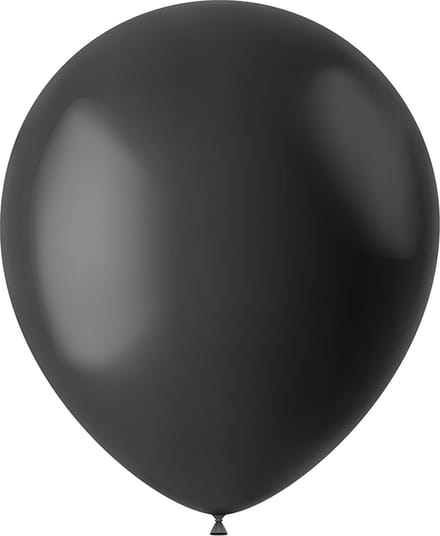 Folat - ballonnen Midnight Black 10 stuks