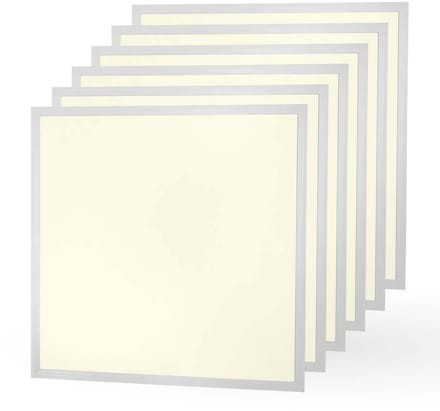 Ledvion - 6X LED Panel - 60x60 - 36W - 3000K - 4000LIncl. LED driver + Snelconnector