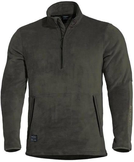 Pentagon Grizzly Fleece Met Halve Rits Groen L Man