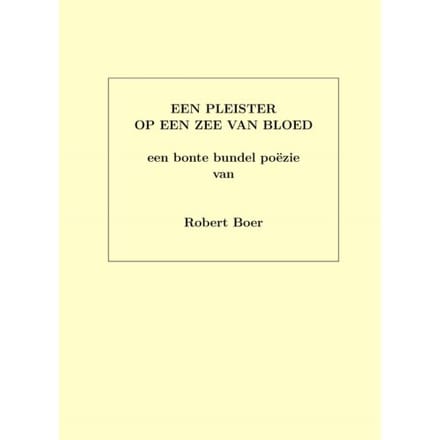 Een Pleister Op Een Zee Van Bloed - Robert Boer
