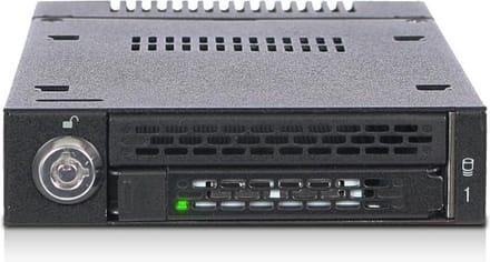 Icy Dock MB833M2K-B behuizing voor opslagstations SDD-behuizing Zwart M.2