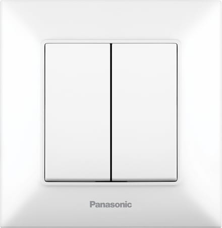 Panasonic-Serieschakelaar-Wit-Compleet-Arkedia Slim Serie