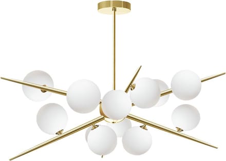 Toolight App998-12Cp Hanglamp Goud 65X70X90Cm