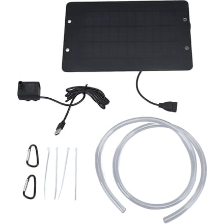 Zonnefontein 6V 10W Vogelbadfontein USB-interface met Waterpomp Zonne-waterfontein voor gray
