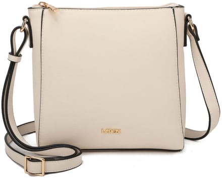 L.CREDI Schoudertas Polly Crossbody Bag Creme Crème