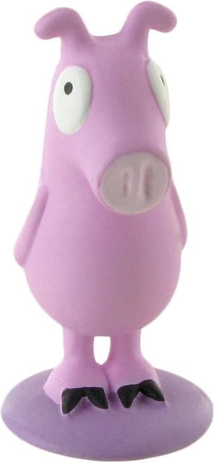 Peg and Cat - Pig taart topper decoratie 6 cm.