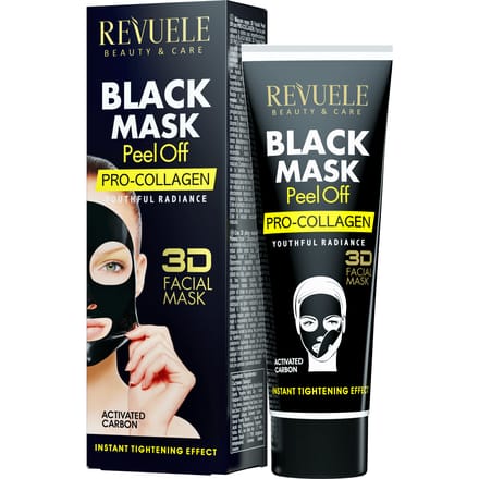 Revuele Black Mask Peel Off Pro-Collagen 80 ml