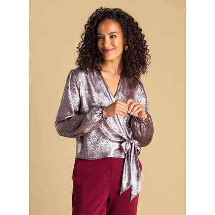 IVY BEAU Alaia Tops - Dark Red - maat 36