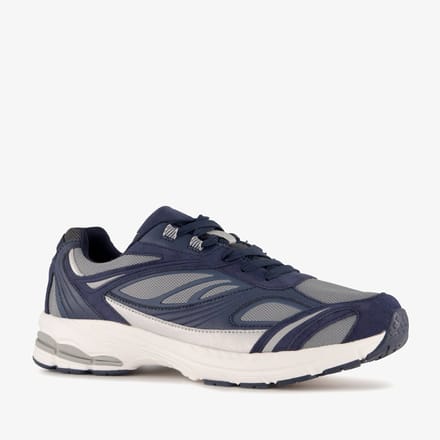 Blue Box heren sneakers donkerblauw - Maat 43 - Uitneembare zool