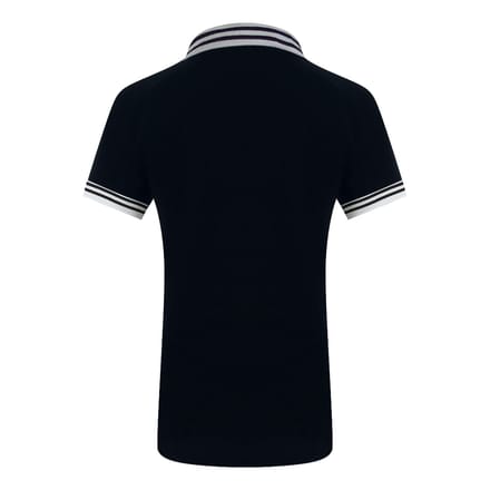 Love Moschino Marineblauwe Poloshirt Met Klein Hartje-logo
