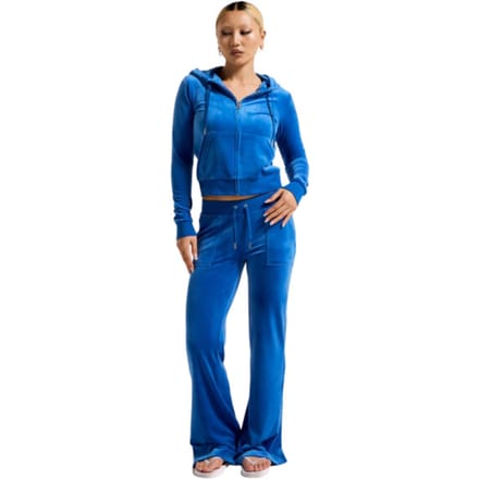 Juicy Couture Layla Low Rise Pocketed Flare BLAUW - Maat S