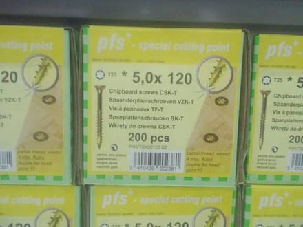PGB Spaanderplaatschroef VZK-T 5,0x120mm (200 stuks)