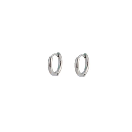 Go Dutch Label Oorringen hoop Zilver
