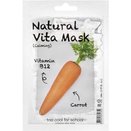 too cool for school - Natural Vita Mask - 5 Types Calming (Carrot)