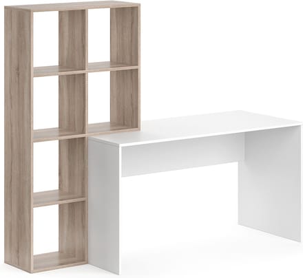 Vicco Mara Bureau – 166.8 x 59 cm Wit/Sonoma
