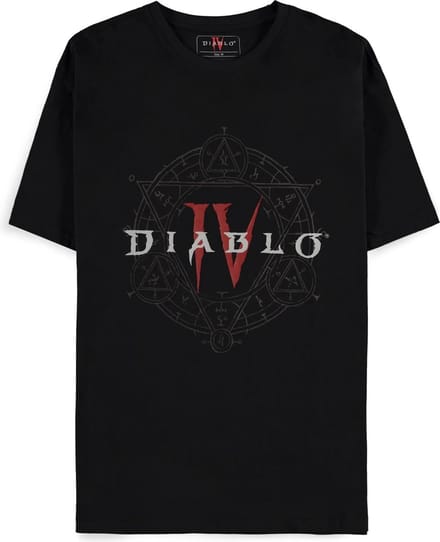 Diablo - Logo Heren T-shirt - M - Zwart