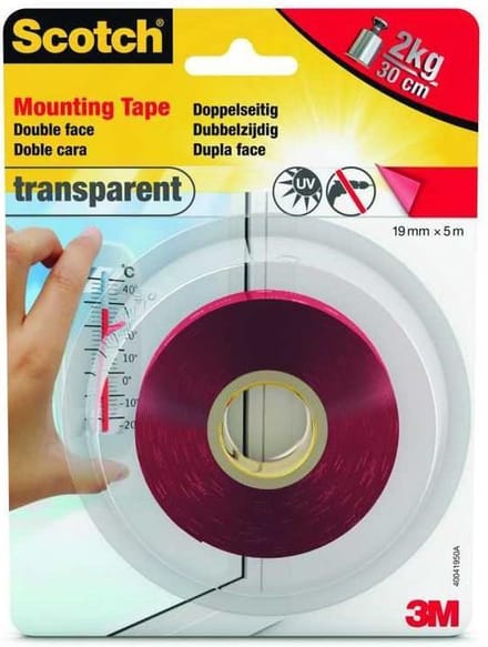 3M Scotch 40041950 Montagetape Transparant (l x b) 5 m x 19 mm 1 stuk(s)