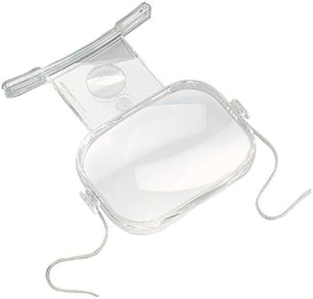 Leesloep - Vergrootglas nek - Handwerken - Dubbele Lens - 100 x 140 mm - Transparant