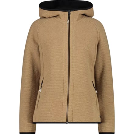 Vrouwelijke hoodie van gerecycled wooltech CMP