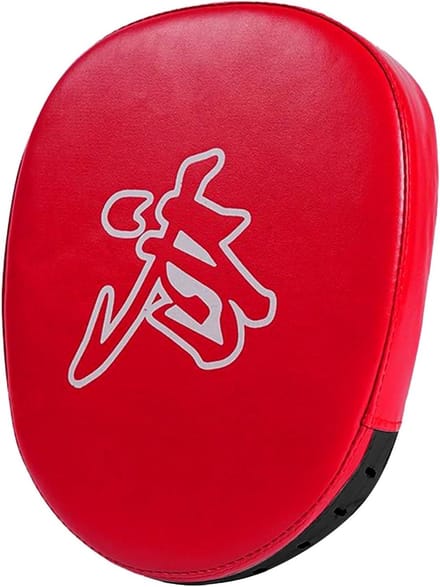 Vechtsport Kussens - Training Pads Doel - Vechtsport Training - Ergonomisch Ontwerp - 24.5 x 19.5 x 5.5 cm - Rood