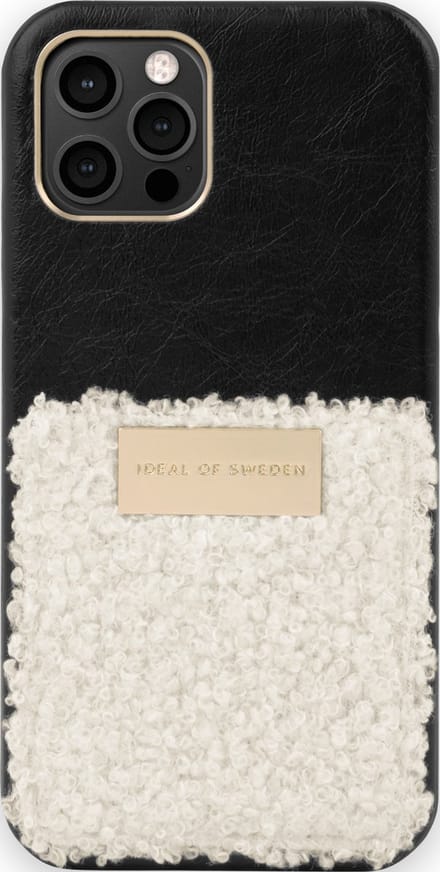 iDeal Of Sweden Statement Case iPhone 12/12 Pro Cream Faux Sherling