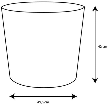 EDA – V.KA SX3 – Bloempot – Kegelvormig 50 cm – 62,2 L