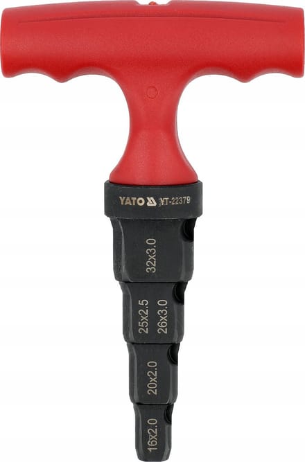 Yato Ontbramer & Kalibrator voor PEX-buizen 16–32 mm
