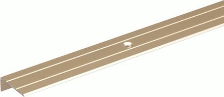 Aluminium Stootrand Trapneus - Geperforeerd - 1000 x 24,5 x 10 mm - Zandgeanodiseerd